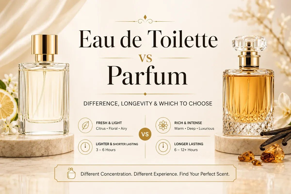 Eau de Toilette vs Parfum: Difference, Longevity & Which to Buy