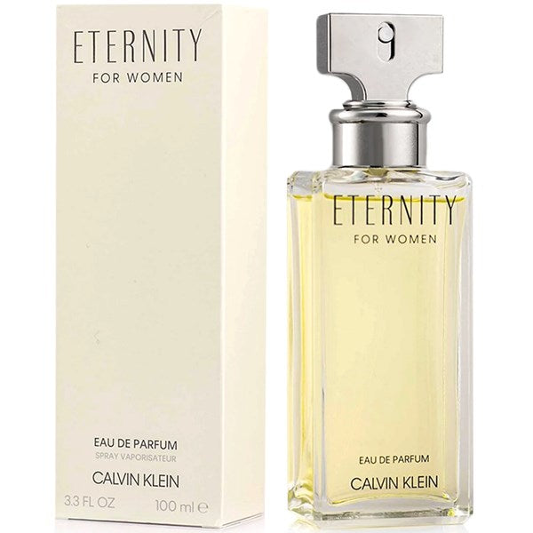 Calvin Klein Eternity for Women – 100ml Eau de Parfum – Long-Lasting Floral Fragrance with Bergamot, Rose, White Lily & Sandalwood