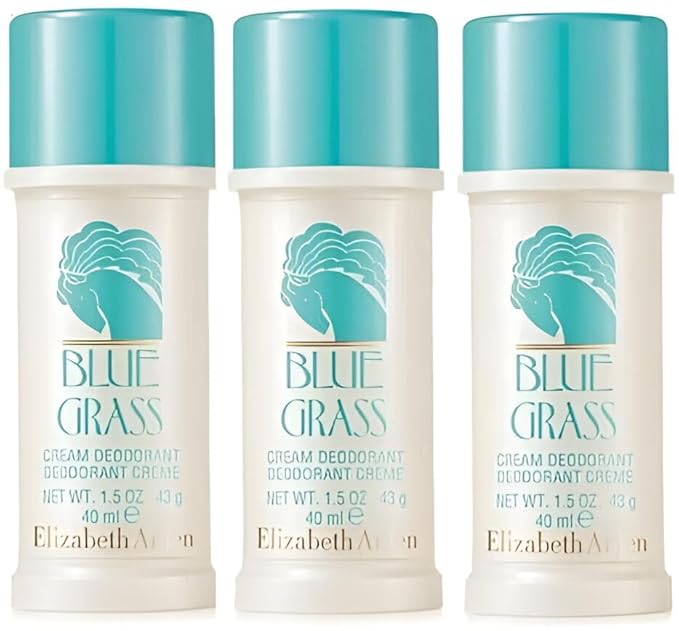 Blue Grass Women’s Deodorant Stick Cream – 1.5 Oz (3 Pack), Fresh & Smooth Care