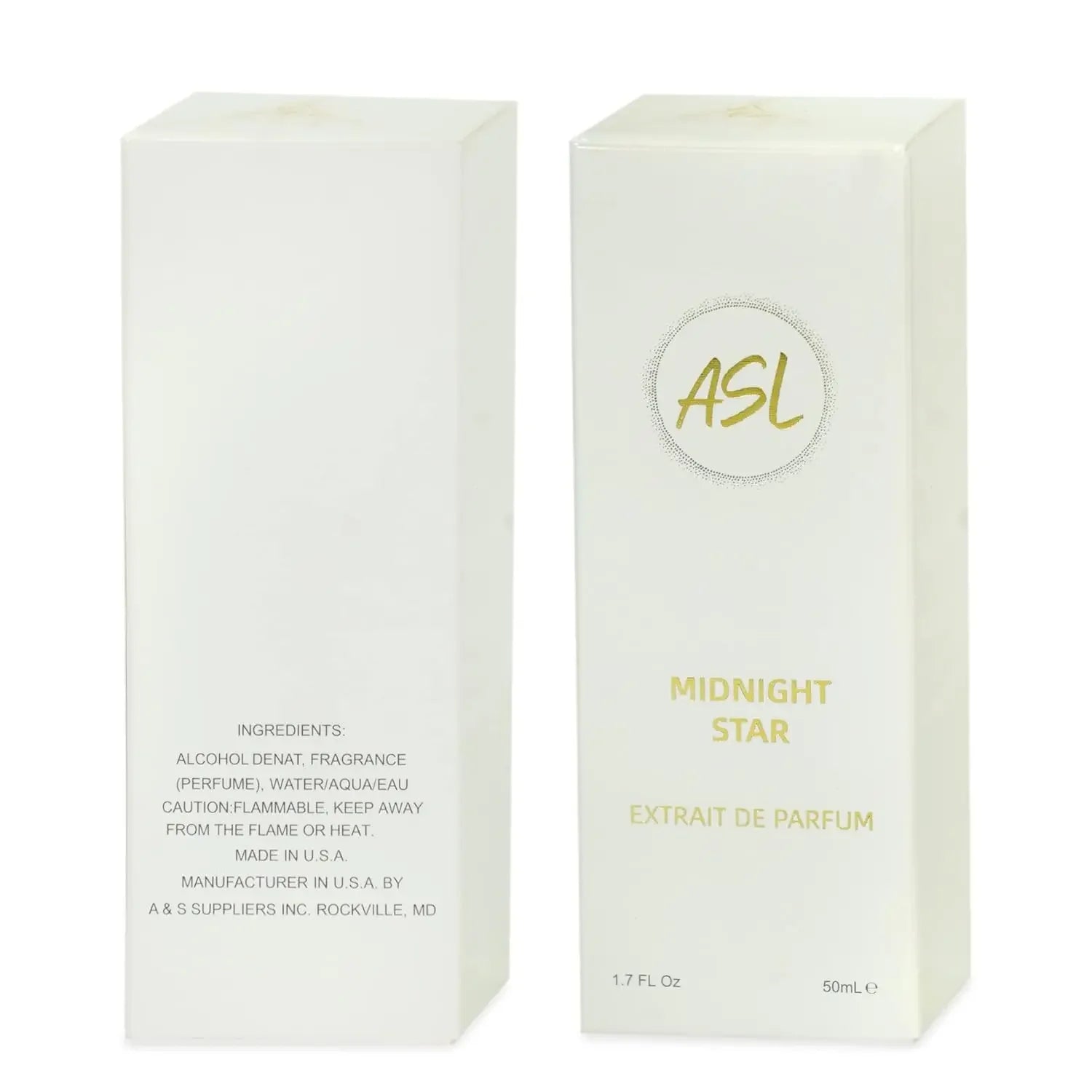ASL Midnight Star Long-Lasting Unisex Perfume – Eau de Parfum 50ml for Men & Women ASL