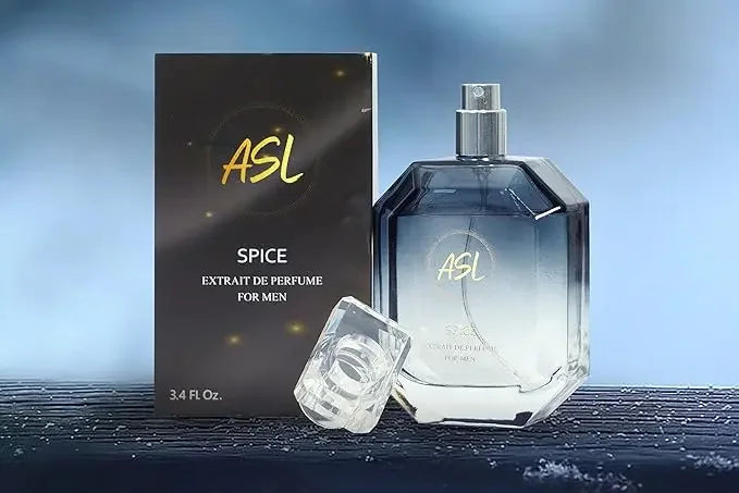 ASL Spice Long-Lasting Perfume for Men – Sweet & Spicy Woody Citrus Eau de Parfum 100ml ASL