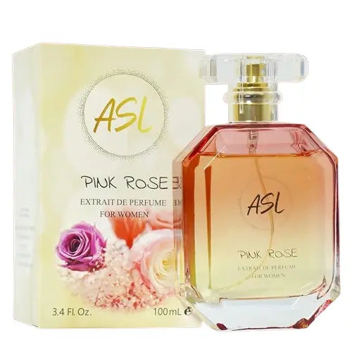 ASL Pink Rose Long-Lasting Perfume for Women – Floral Eau de Parfum 100ml ASL