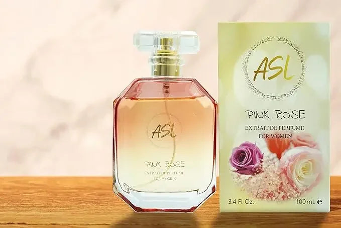 ASL Pink Rose Long-Lasting Perfume for Women – Floral Eau de Parfum 100ml ASL