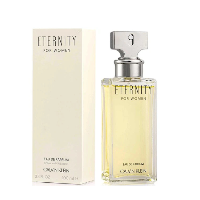Calvin Klein Eternity for Women – 100ml Eau de Parfum – Long-Lasting Floral Fragrance with Bergamot, Rose, White Lily & Sandalwood