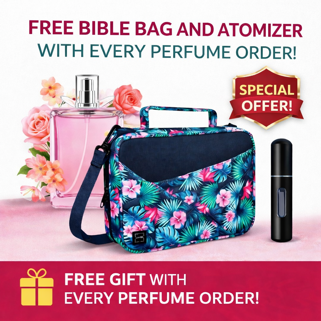 Floral bible bag for women shown as a perfect prayer partner and Christian gift, ideal for daily devotion, church use, and meaningful gifting occasions