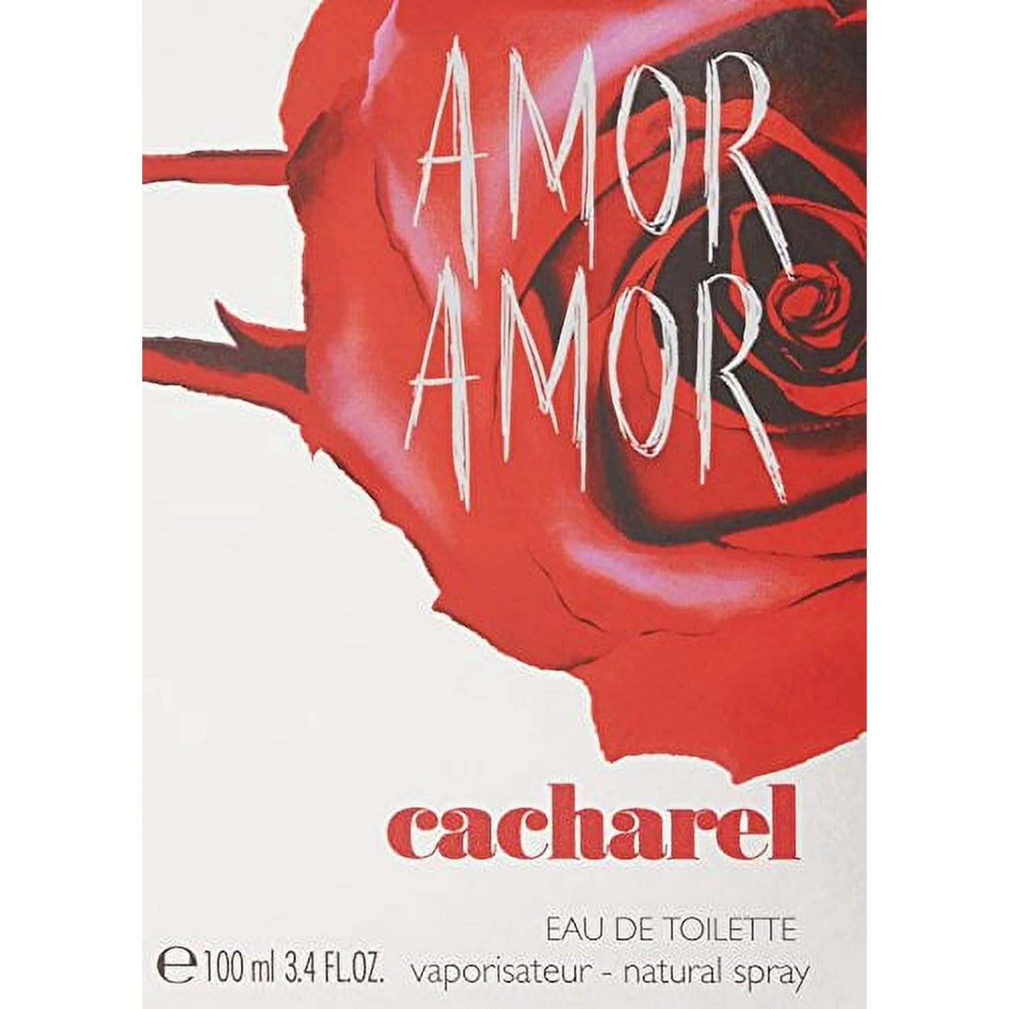 Cacharel Amor Amor Eau de Toilette for Women – Long Lasting Floral Fruity Perfume, 3.4 oz