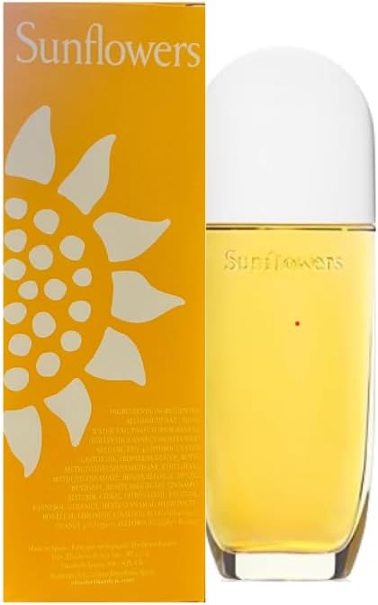 Sun flowers by Elizabeth Arden Eau de Toilette Spray, 3.4 oz / 100 ml Lasting Perfume