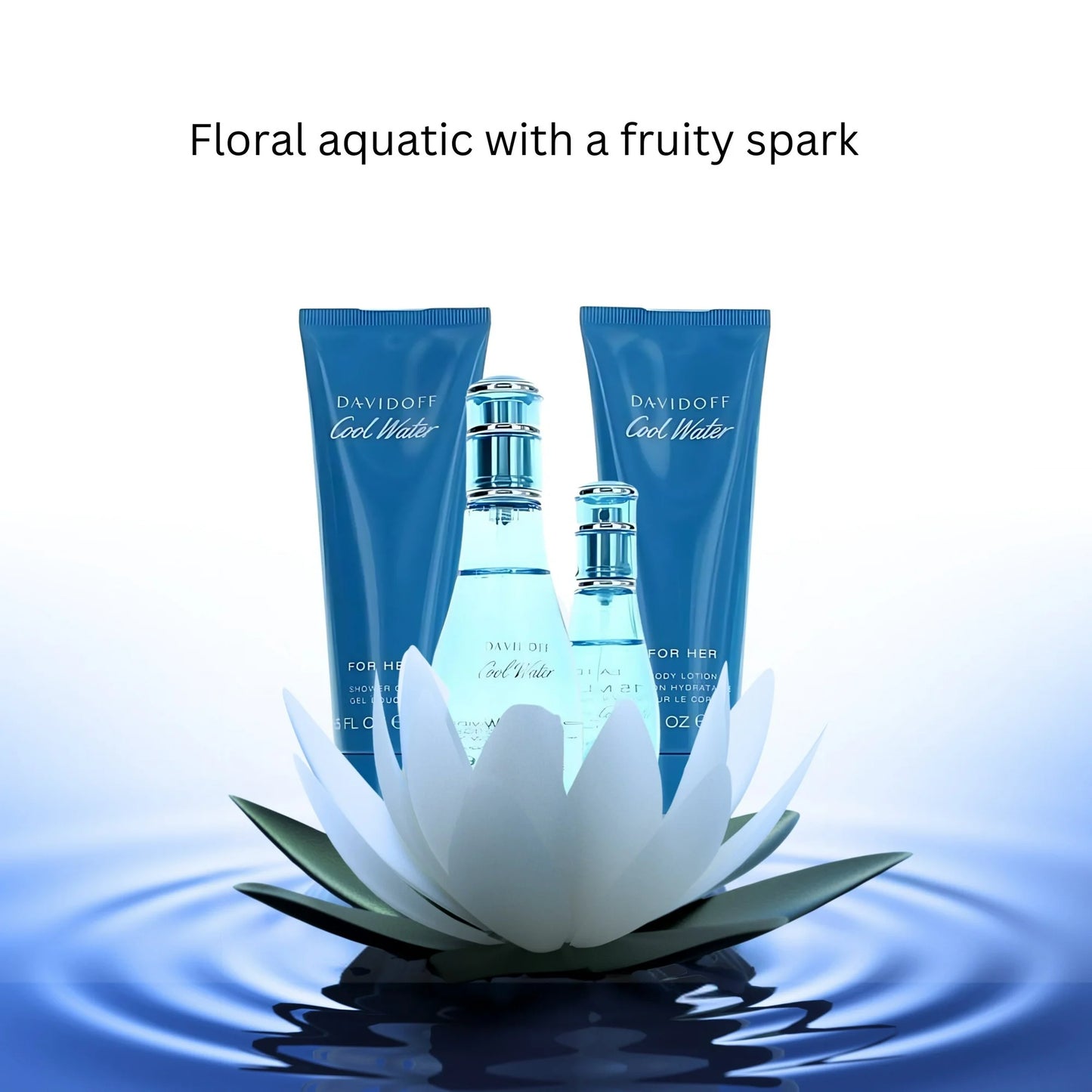 Davidoff Cool Water for Women – Premium Gift Set with Fragrance & Body Care