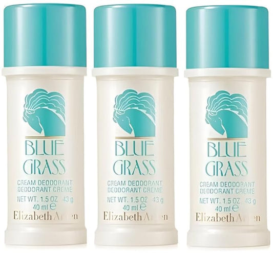 Blue Grass Women’s Deodorant Stick Cream – 1.5 Oz (3 Pack), Fresh & Smooth Care