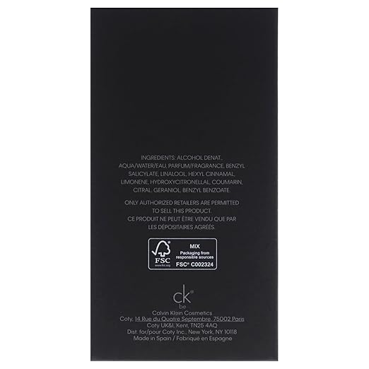 Calvin Klein CK Be Eau de Toilette – Fresh Woody Unisex Perfume with Bergamot, Mandarin, Juniper & Lavender Notes