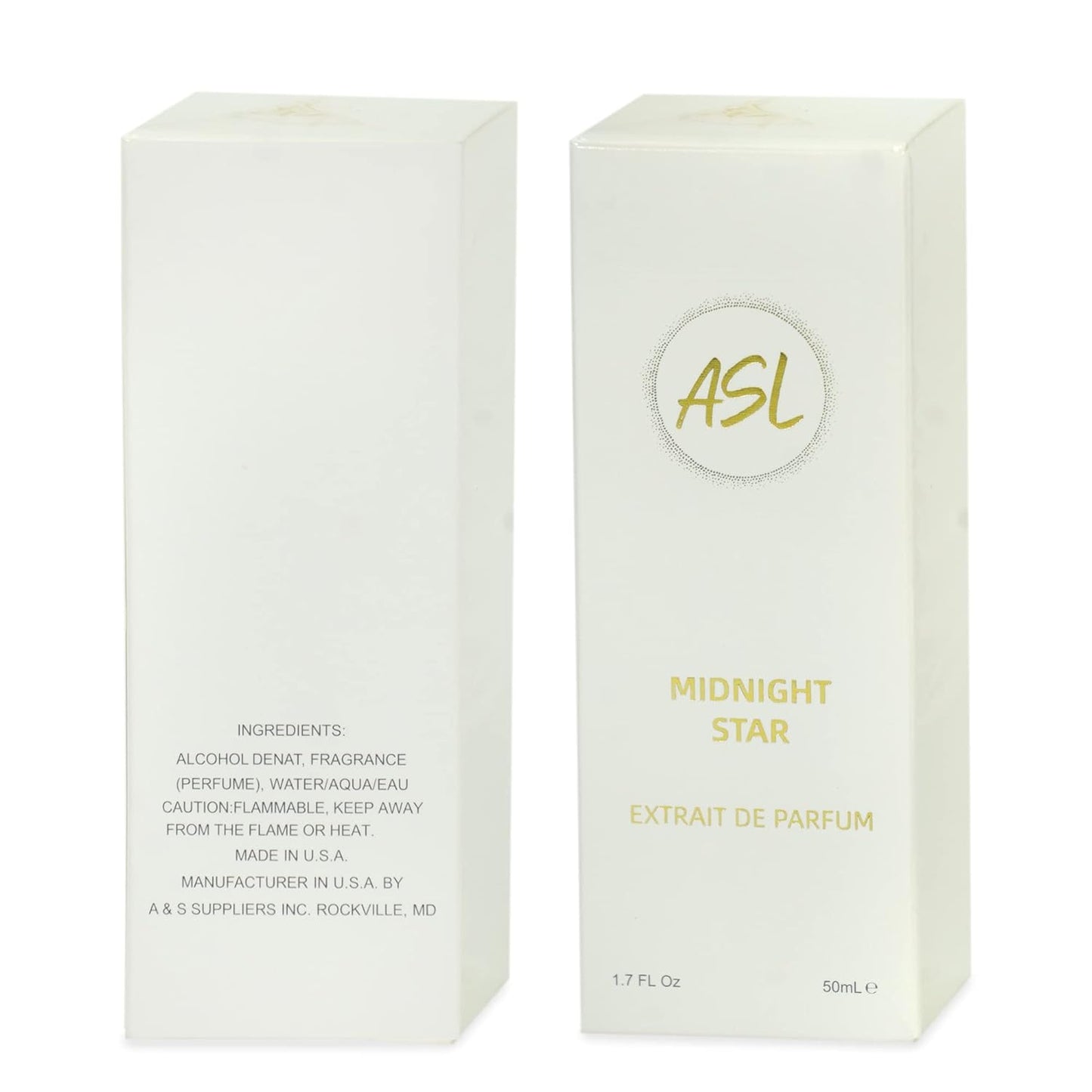 ASL Midnight Star Extrait de Parfum – 50ml Long-Lasting Unisex Fragrance for Men & Women