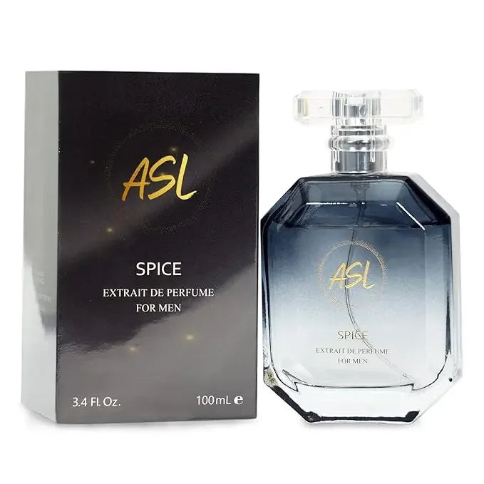 ASL Spice Long-Lasting Perfume for Men – Sweet & Spicy Woody Citrus Eau de Parfum 100ml ASL