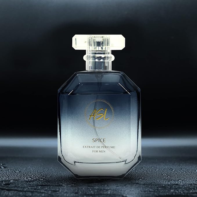 ASL Spice Extrait de Parfum for Men – 100ml, Long Lasting Masculine Perfume Spray, Sweet & Spicy Woody Citrus Cologne, Premium Men’s Fragrance
