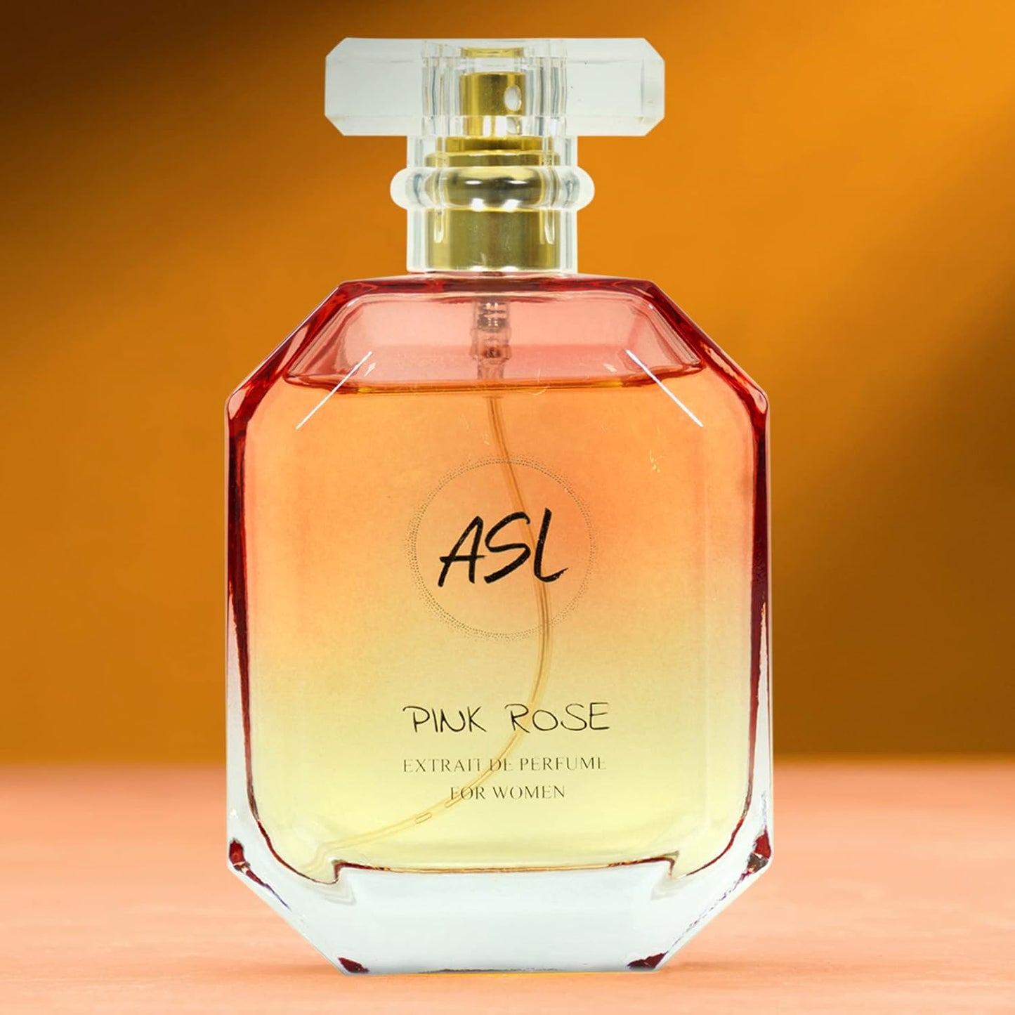 ASL Pink Rose Extrait de Parfum for Women – 100ml Long-Lasting Floral Perfume