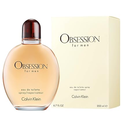 Calvin Klein OBSESSION 6.7 EAU DE TOILETTE SPRAY FOR MEN Lasting Perfume