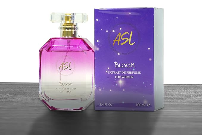 ASL Bloom Extrait de Parfum – 100ml Women’s Perfume with Elegant Floral & Sweet Notes