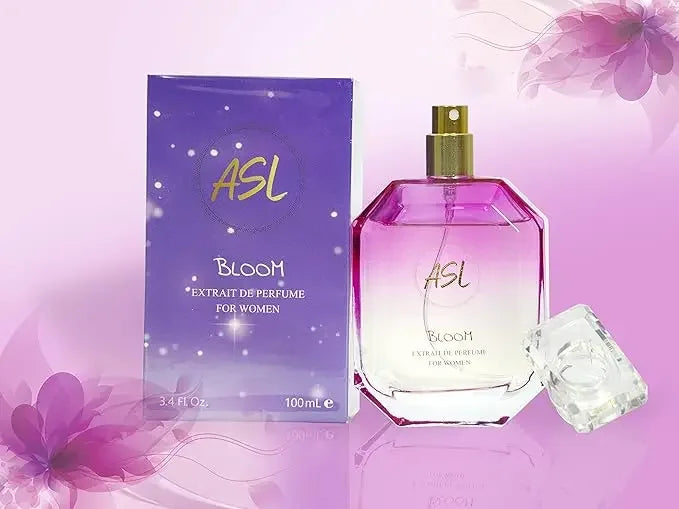 ASL Bloom Long-Lasting Perfume for Women – Elegant Floral & Sweet Eau de Parfum 100ml ASL