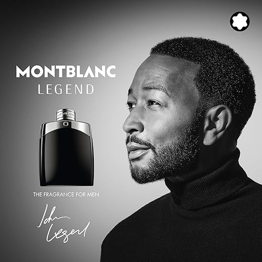 Montblanc Legend Eau de Toilette for Men – Fresh Fougere Fragrance with Bergamot, Jasmine & Sandalwood, 3.3 oz