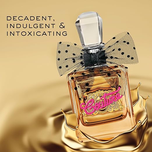 Juicy Couture Viva La Juicy Gold Eau de Parfum for Women – Fruity Sweet Perfume with Luscious Berry, Jasmine Sambac & Vanilla Cream
