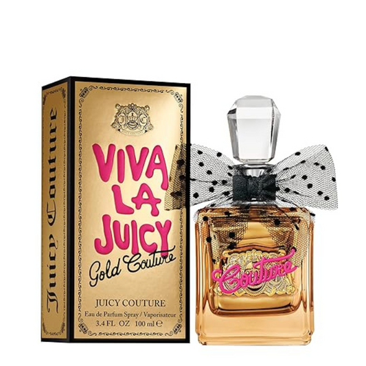 Juicy Couture Viva La Juicy Gold Eau de Parfum for Women – Fruity Sweet Perfume with Luscious Berry, Jasmine Sambac & Vanilla Cream