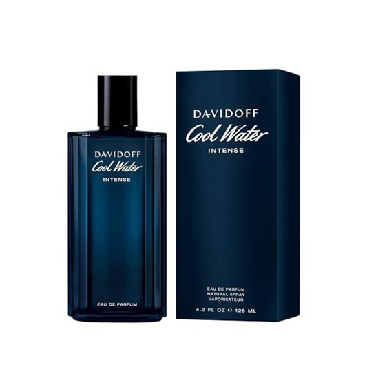 Davidoff Cool Water Eau de Parfum Intense for Men – Long-Lasting Ambery Cologne with Green Mandarin & Coconut Water Notes