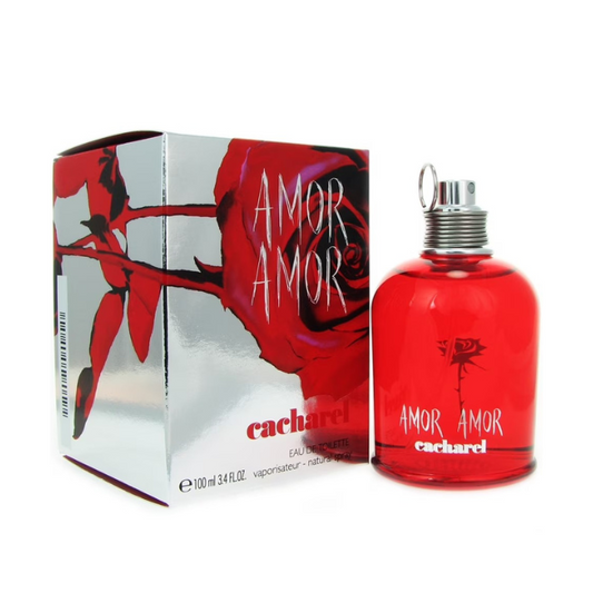 Cacharel Amor Amor Eau de Toilette for Women – Long Lasting Floral Fruity Perfume, 3.4 oz