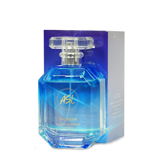 ASL Thunder Extrait de Parfum for Men – 100ml Long Lasting Sweet & Sensual Cologne, Modern Floral Spicy Perfume, Hypoallergenic Men’s Fragrance for Daily Wear and Special Occasions