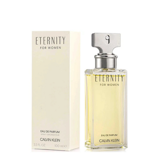 Calvin Klein Eternity for Women – 100ml Eau de Parfum – Long-Lasting Floral Fragrance with Bergamot, Rose, White Lily & Sandalwood
