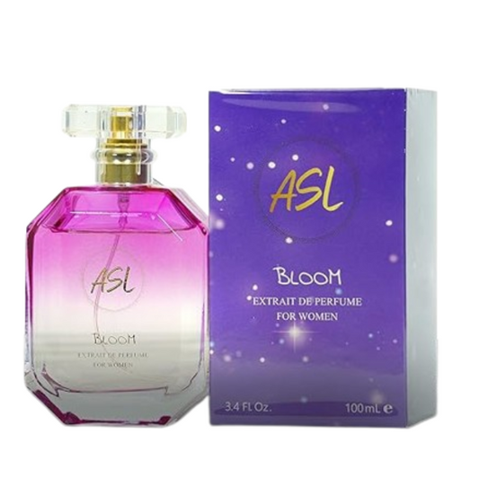 ASL Bloom Extrait de Parfum – 100ml Women’s Perfume with Elegant Floral & Sweet Notes