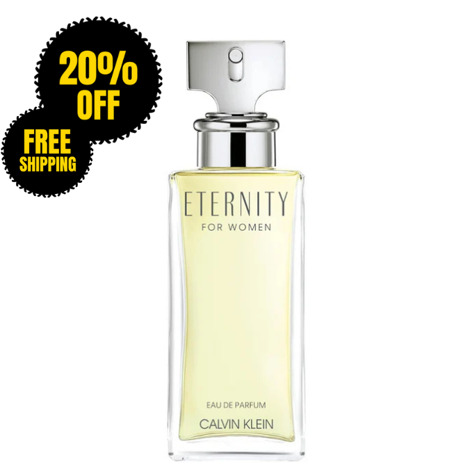 Calvin Klein Eternity for Women – 100ml Eau de Parfum – Long-Lasting Floral Fragrance with Bergamot, Rose, White Lily & Sandalwood