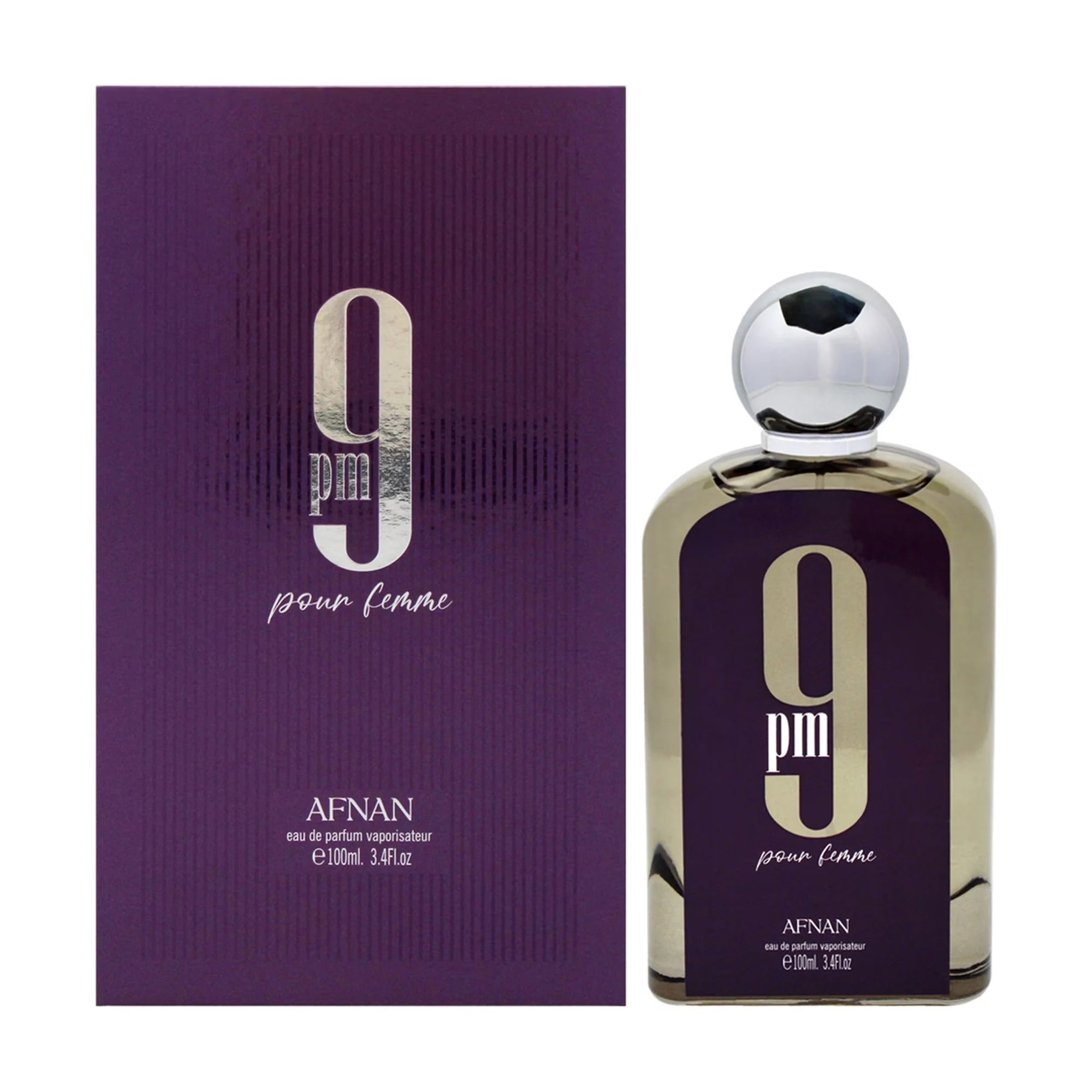 Afnan 9 Pm 3.4 Eau de Parfum Spray for Women