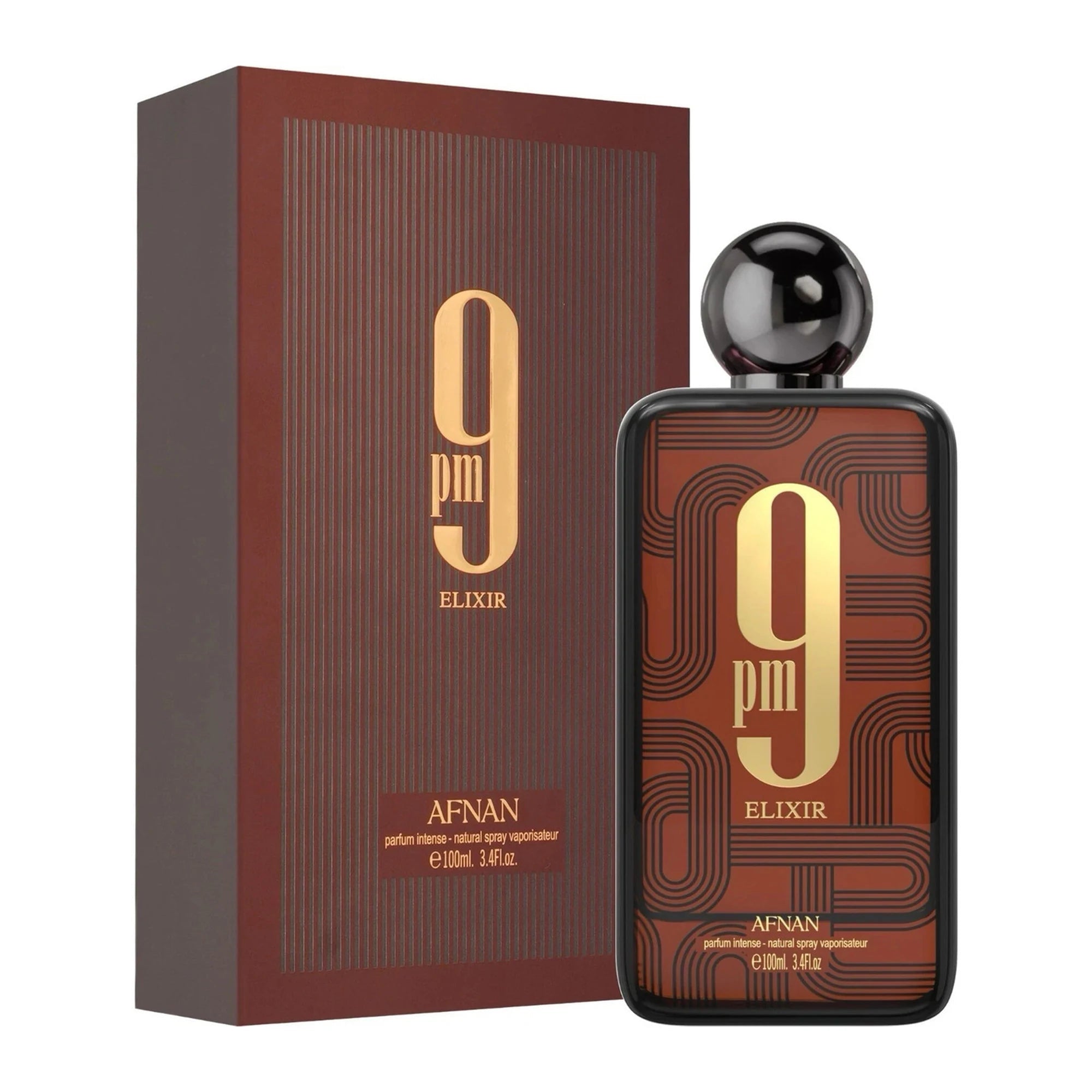 Afnan 9Pm Elixir 3.4 Parfum Intense Spray for Unisex