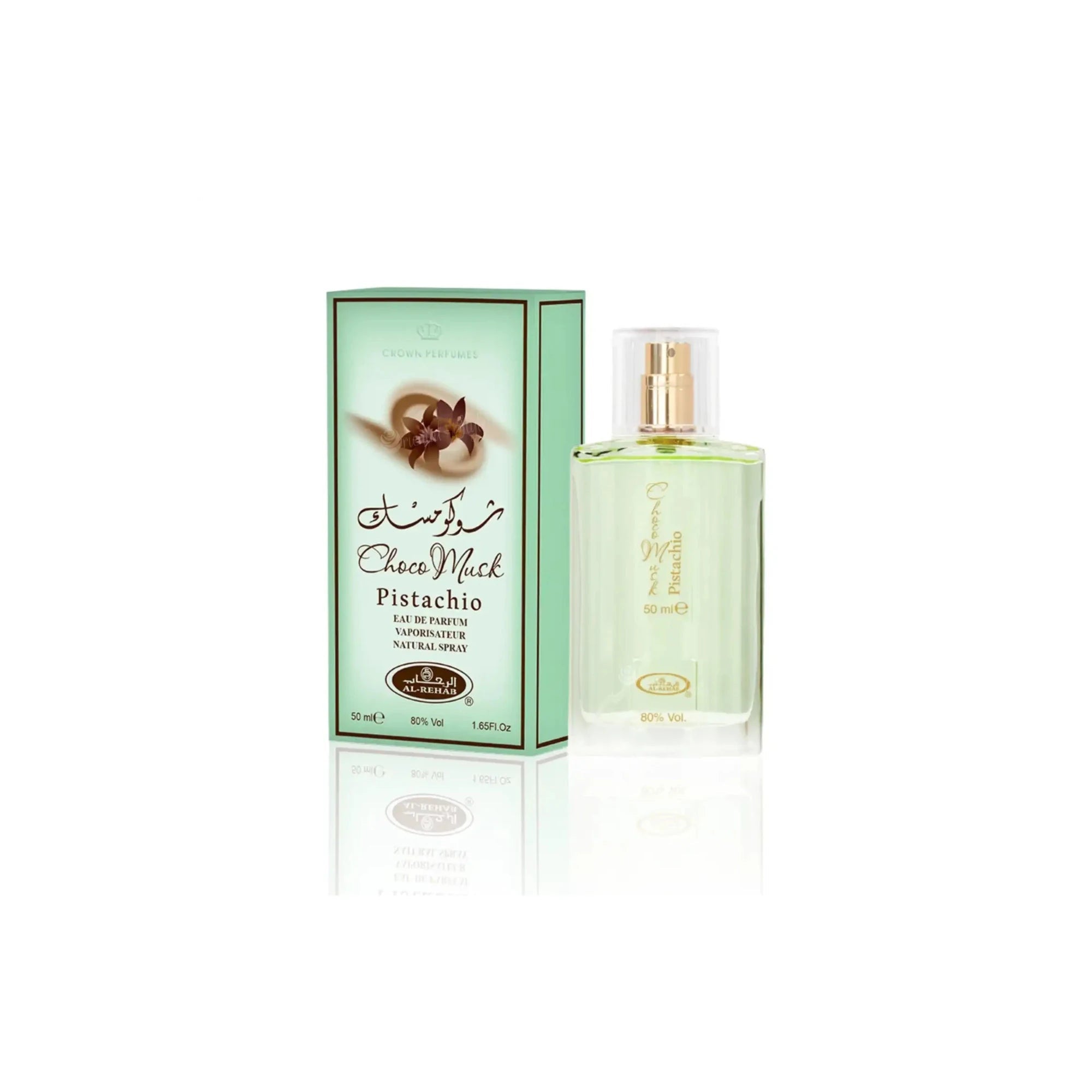 Al Rehab Choco Musk Pistachio 1.65 Eau de Parfum Spray for Unisex