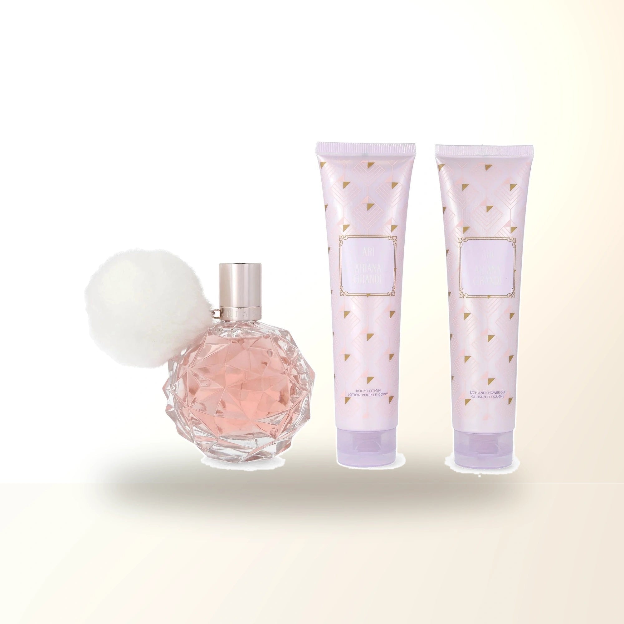 Ariana Grande Ari 3 Pcs Set For Women: 3.4 Eau De Parfum Spray + 3.4 Bath And Shower Gel + 3.4 Body Souffle main product image