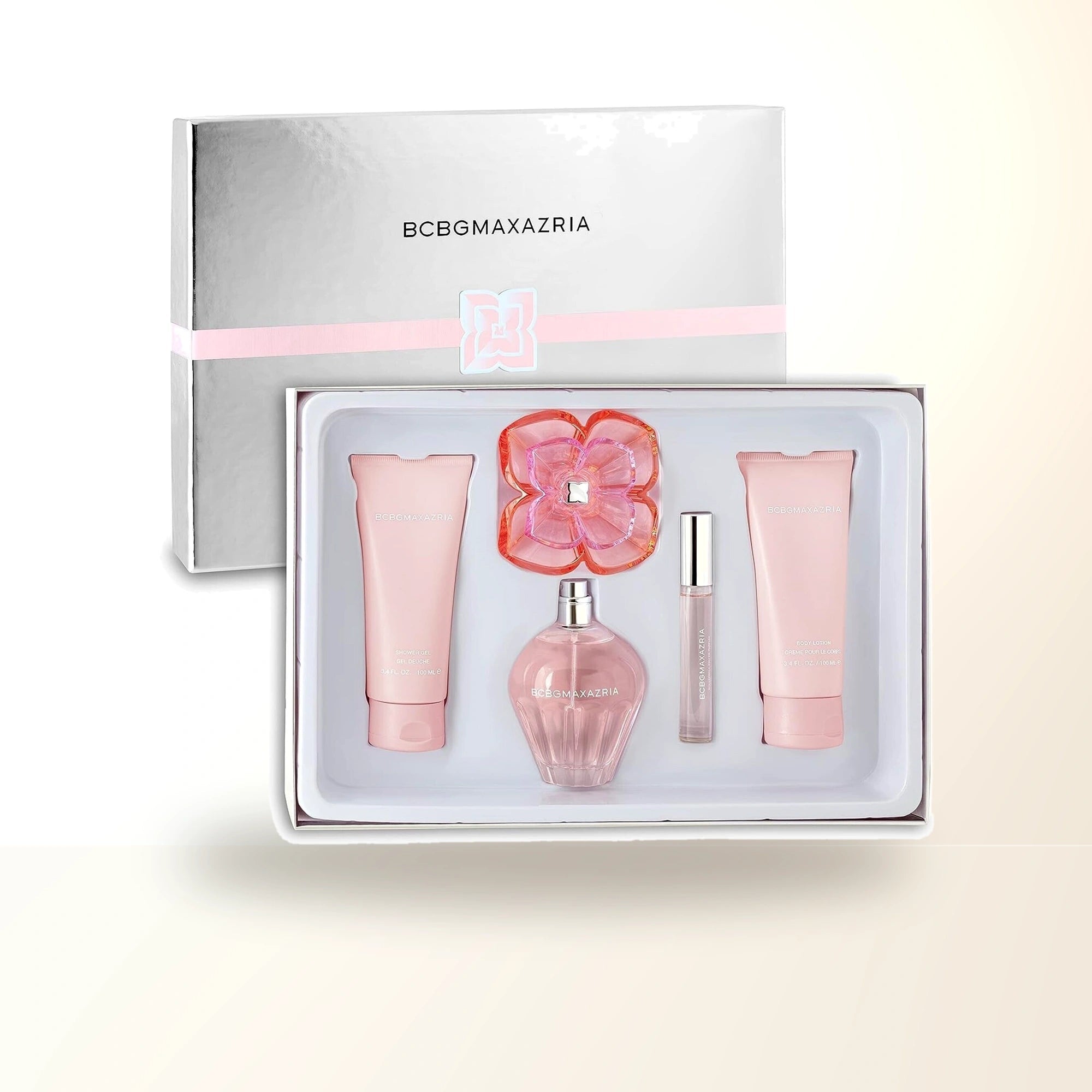 Bcbg Max Azria 4 Pcs Set For Women: 3.4 Eau De Parfum Spray + 3.4 Body Lotion + 0.34 Eau De Parfum Rollerball + 3.4 Shower Gel main product image