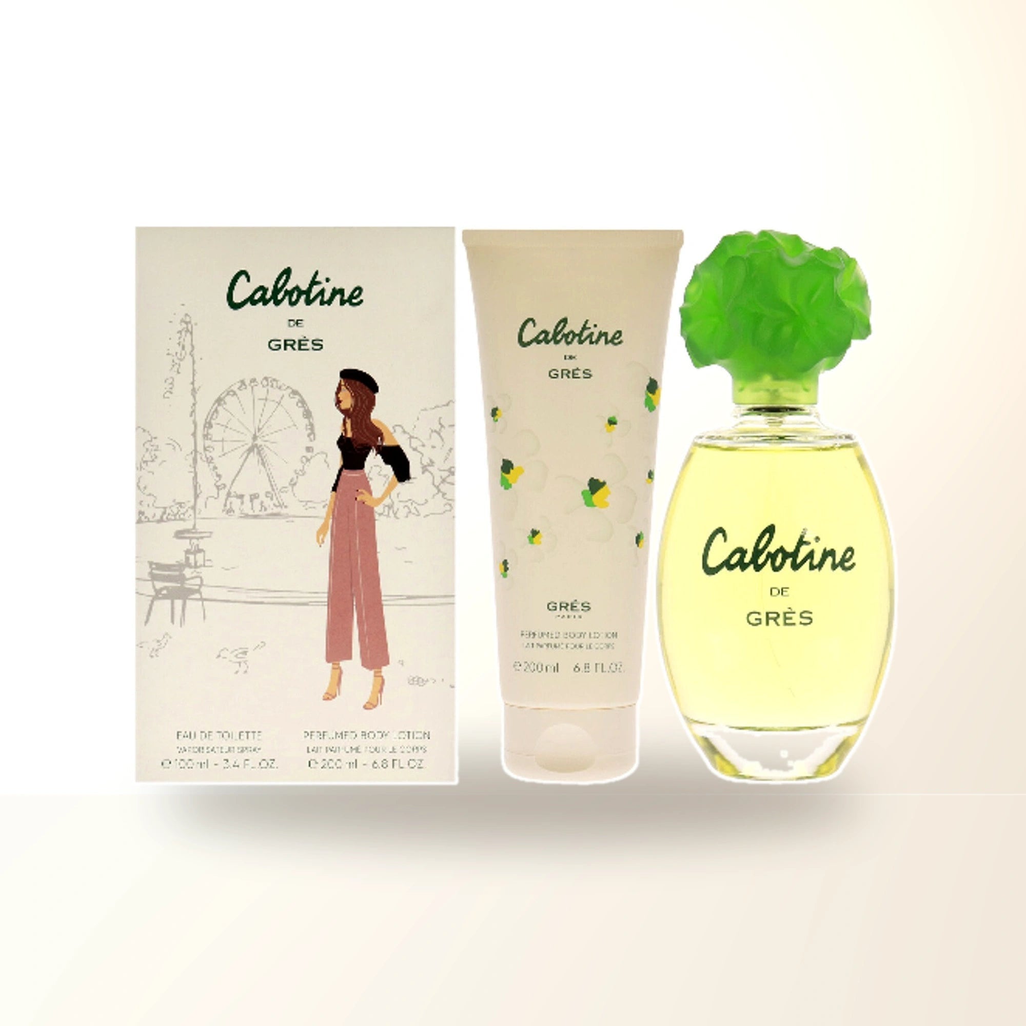 Cabotine 2 Pcs Set For Women: 3.4 Eau De Toilette Spray + 6.8 Body Lotion main product image