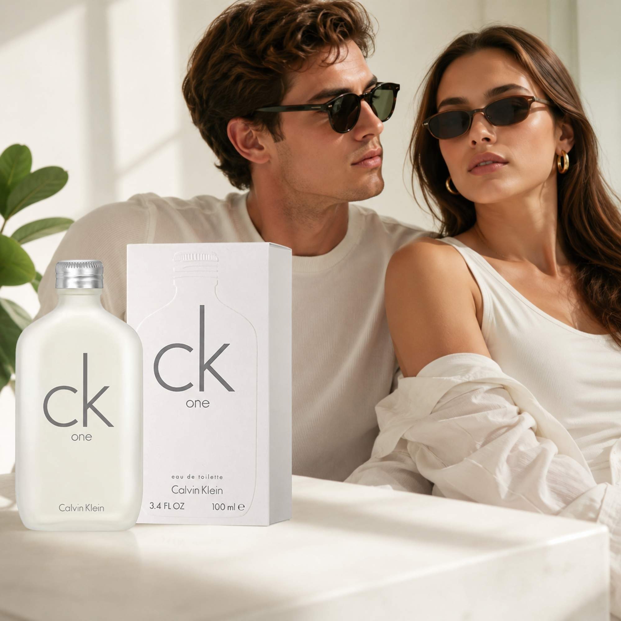 Calvin Klein CK One EDT Spray Unisex 3.4 oz (100 ml) lifestyle fragrance for men and women