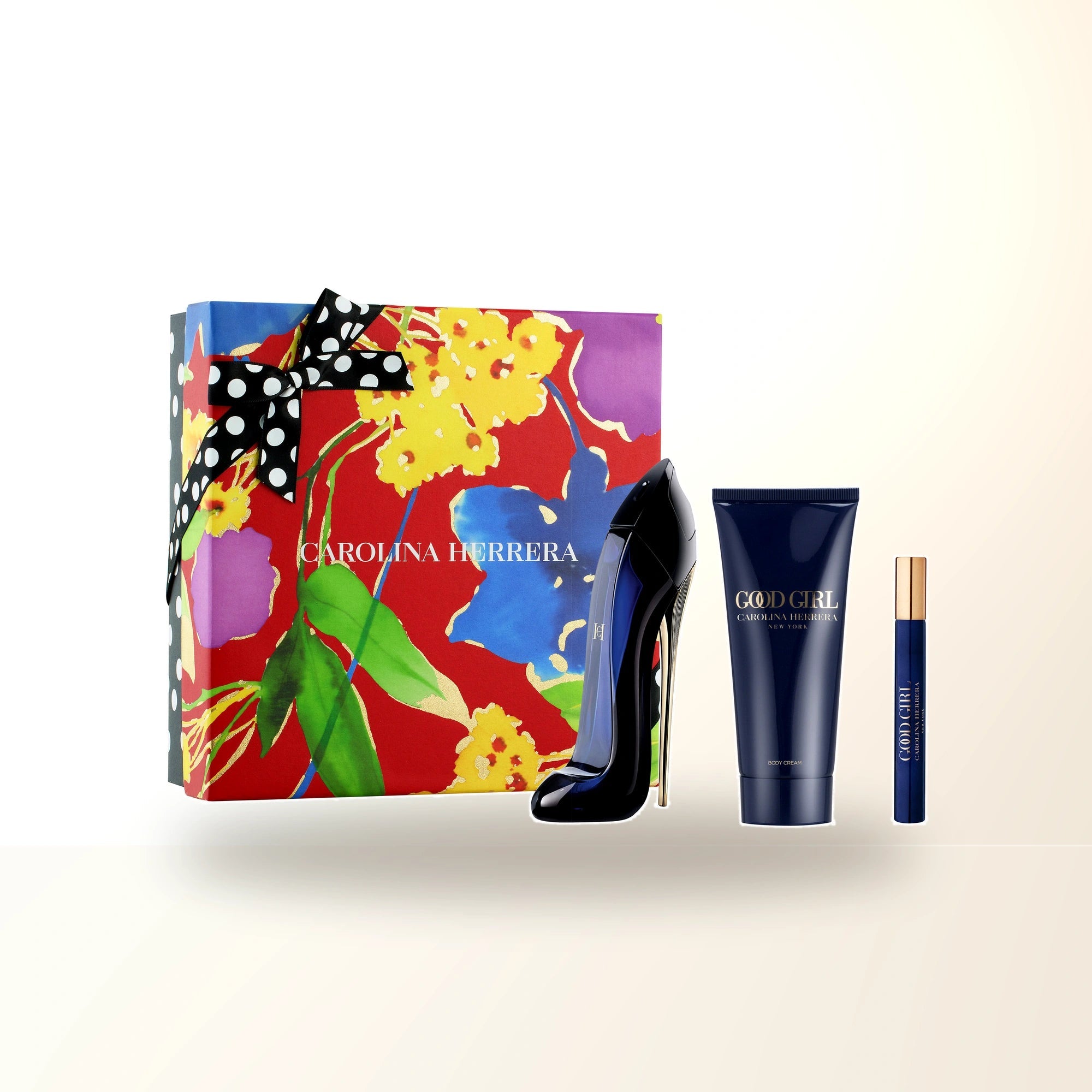 Carolina Herrera Good Girl 3 Pcs Set: 2.7 Eau De Parfum Spray + 0.34 Eau De Parfum Spray + 3.4 Body Lotion. main product image