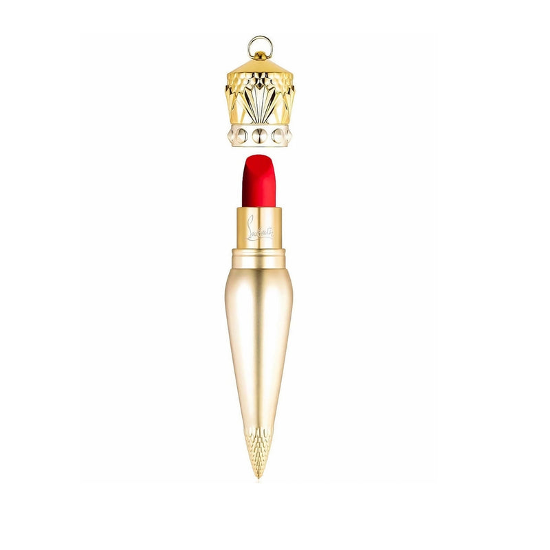 Supplier photo for Christian Louboutin Velvet Matte Lip Colour Altressa 008M in gold case