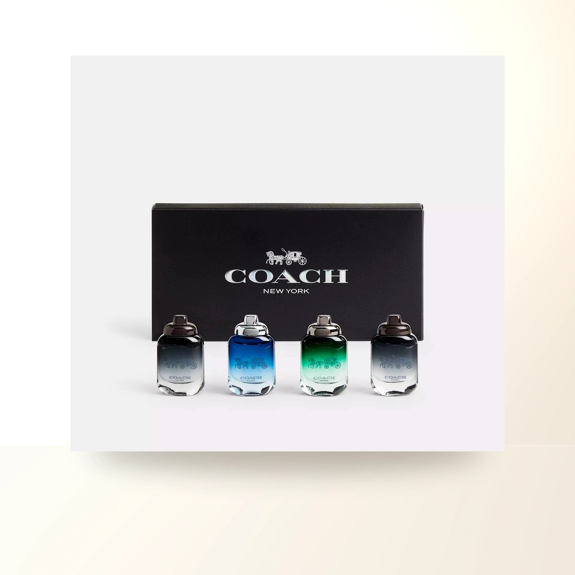 Coach 4 * 4.5 Ml Mini Set For Men: Coach New York Eau De Toilette + Coach Blue Eau De Toilette + Coach Green Eau De Toilette + Coach For Men Eau De Parfum main product image