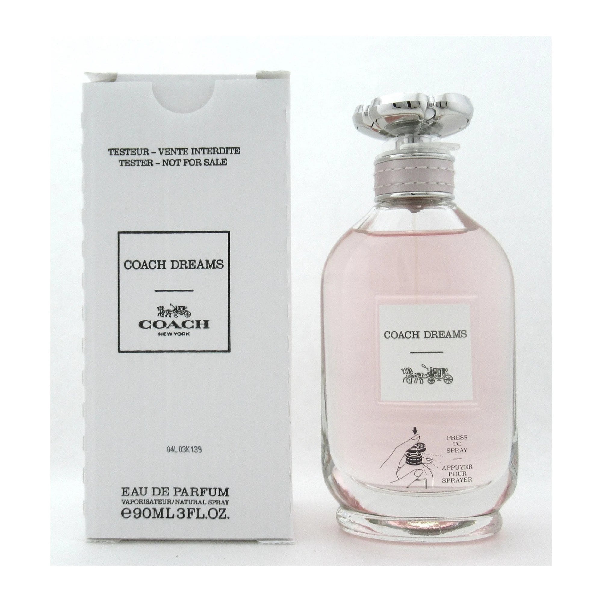 Coach Dreams Tester 3 Oz Eau de Parfum Spray for Women