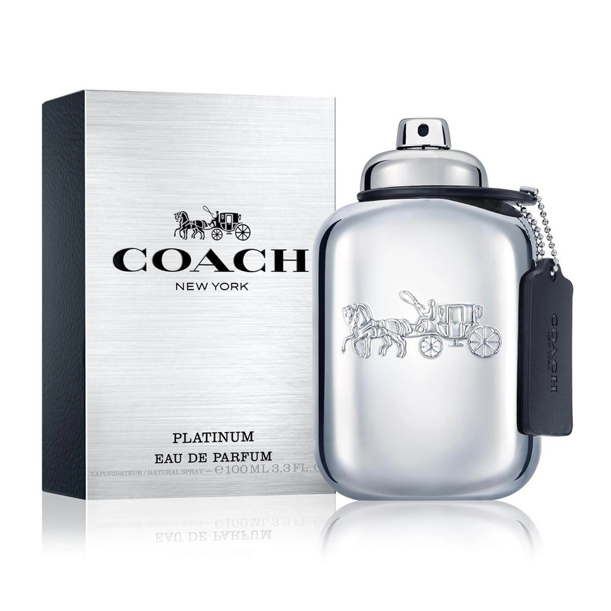 Coach New York Platinum 3.3 Eau de Parfum Spray for Men