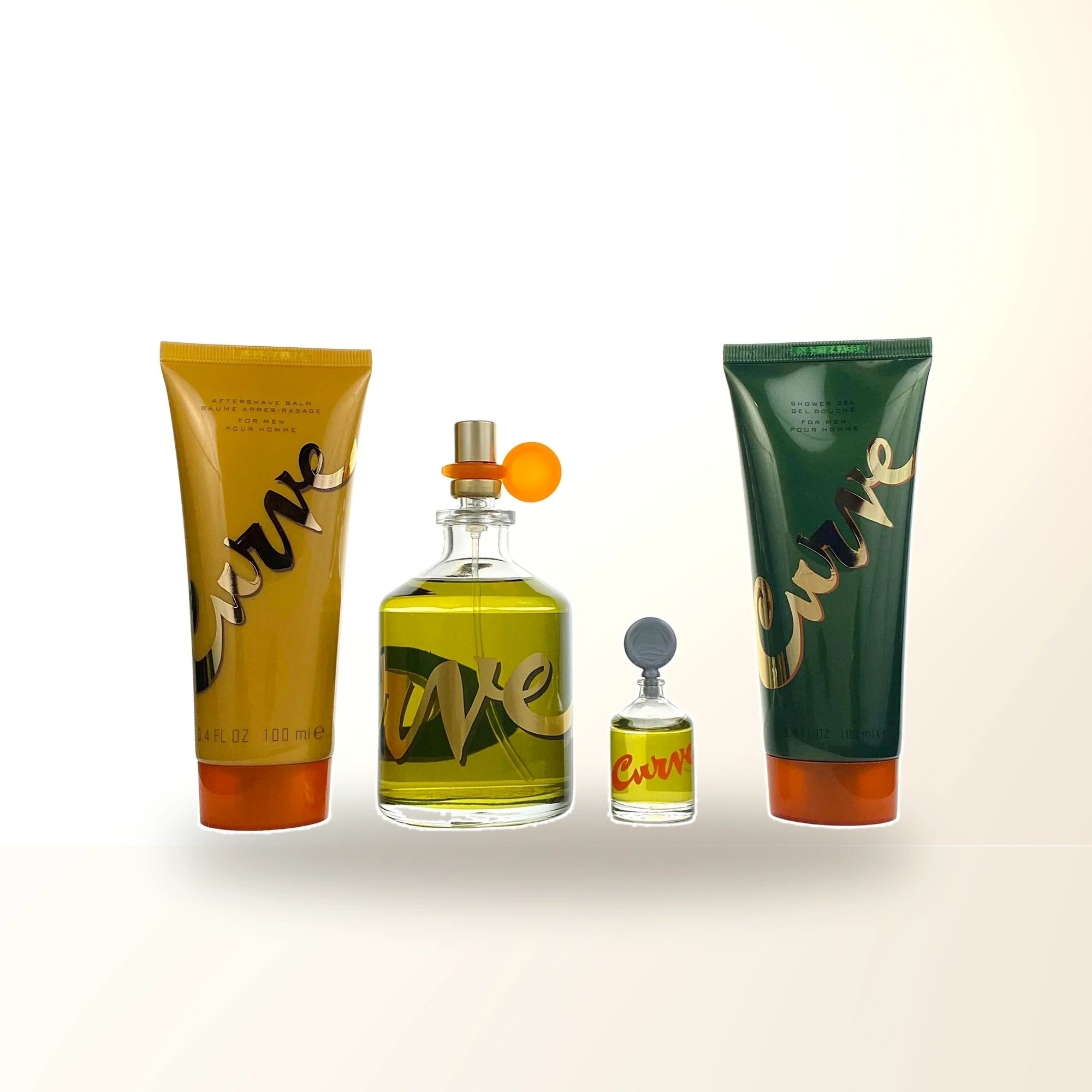 Curve 4 Pcs Set For Men: 4.2 Oz Cologne Spray + 3.4 Aftershave Balm + 3.4 Shower Gel + 0.25 Oz Cologne main product image