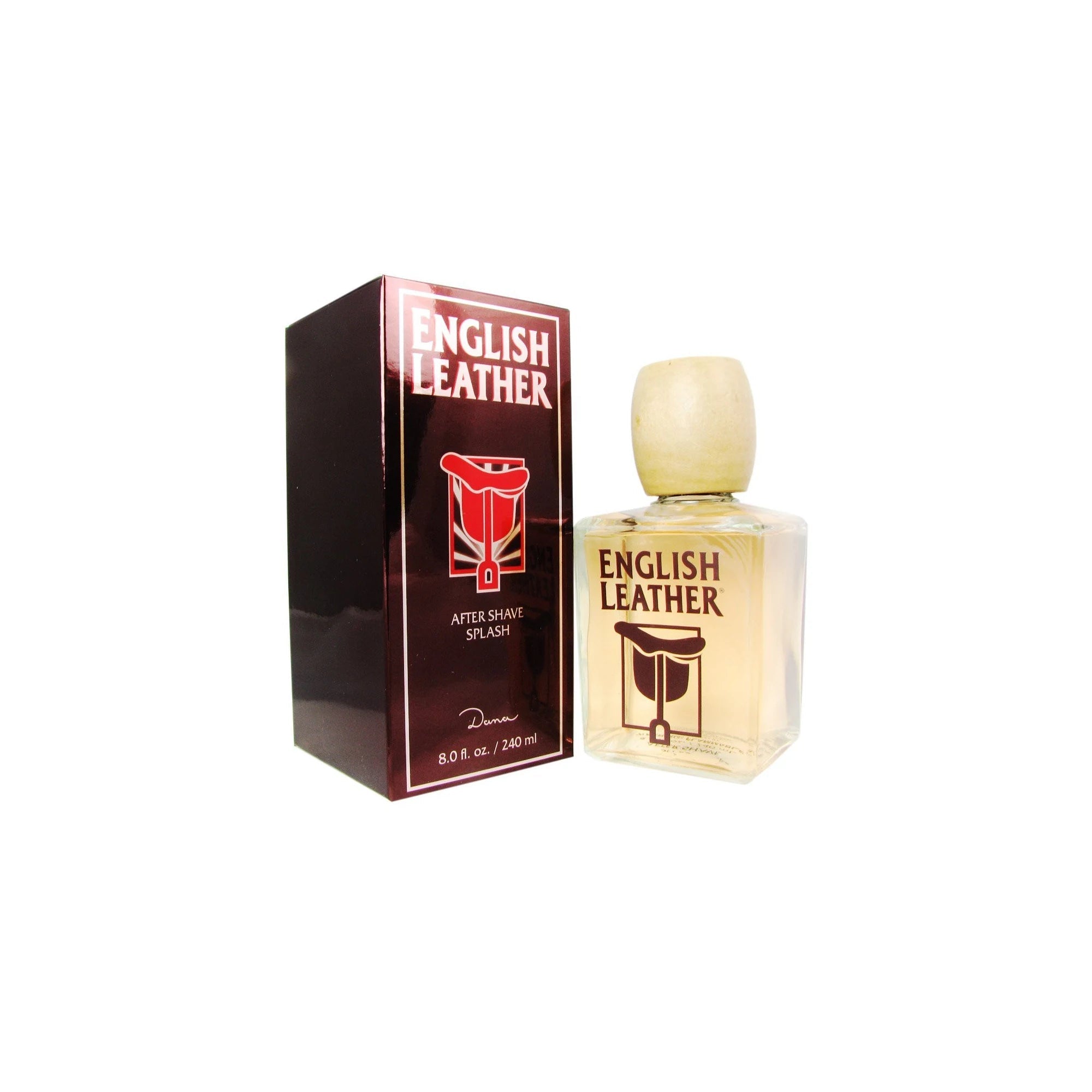 Dana English Leather 8 Oz Aftershave Splash for Men