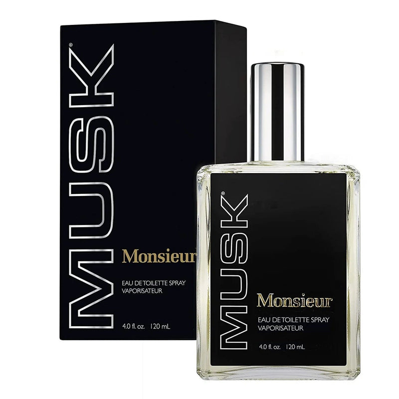 Dana Monsieur Musk 4 Oz Eau de Toilette Spray for Men