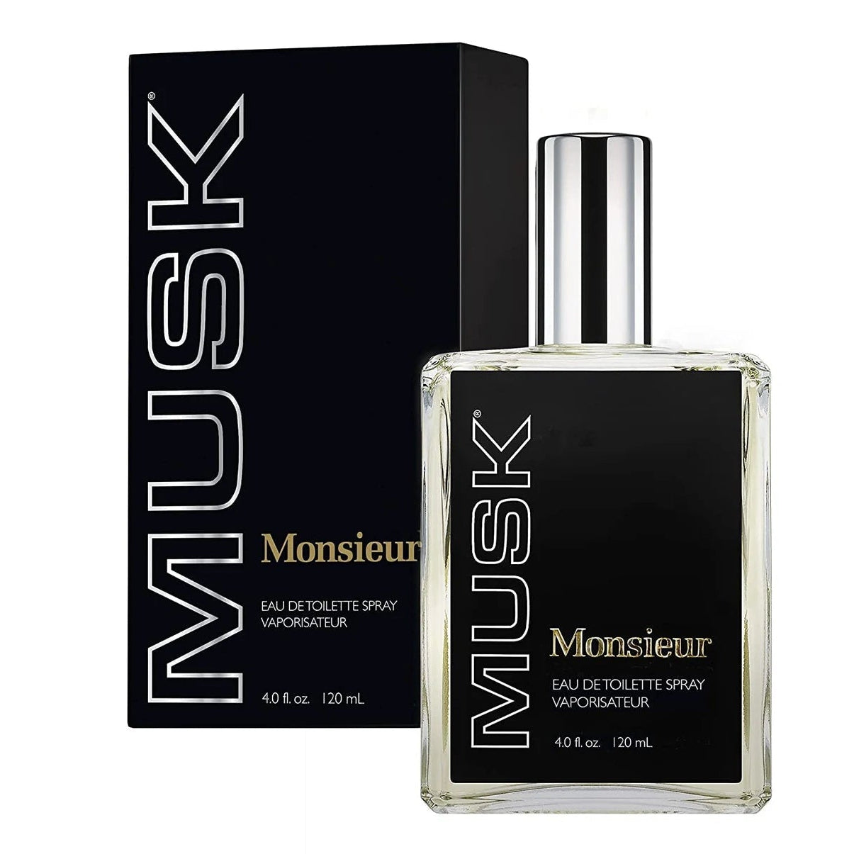 Dana Monsieur Musk 4 Oz Eau de Toilette Spray for Men