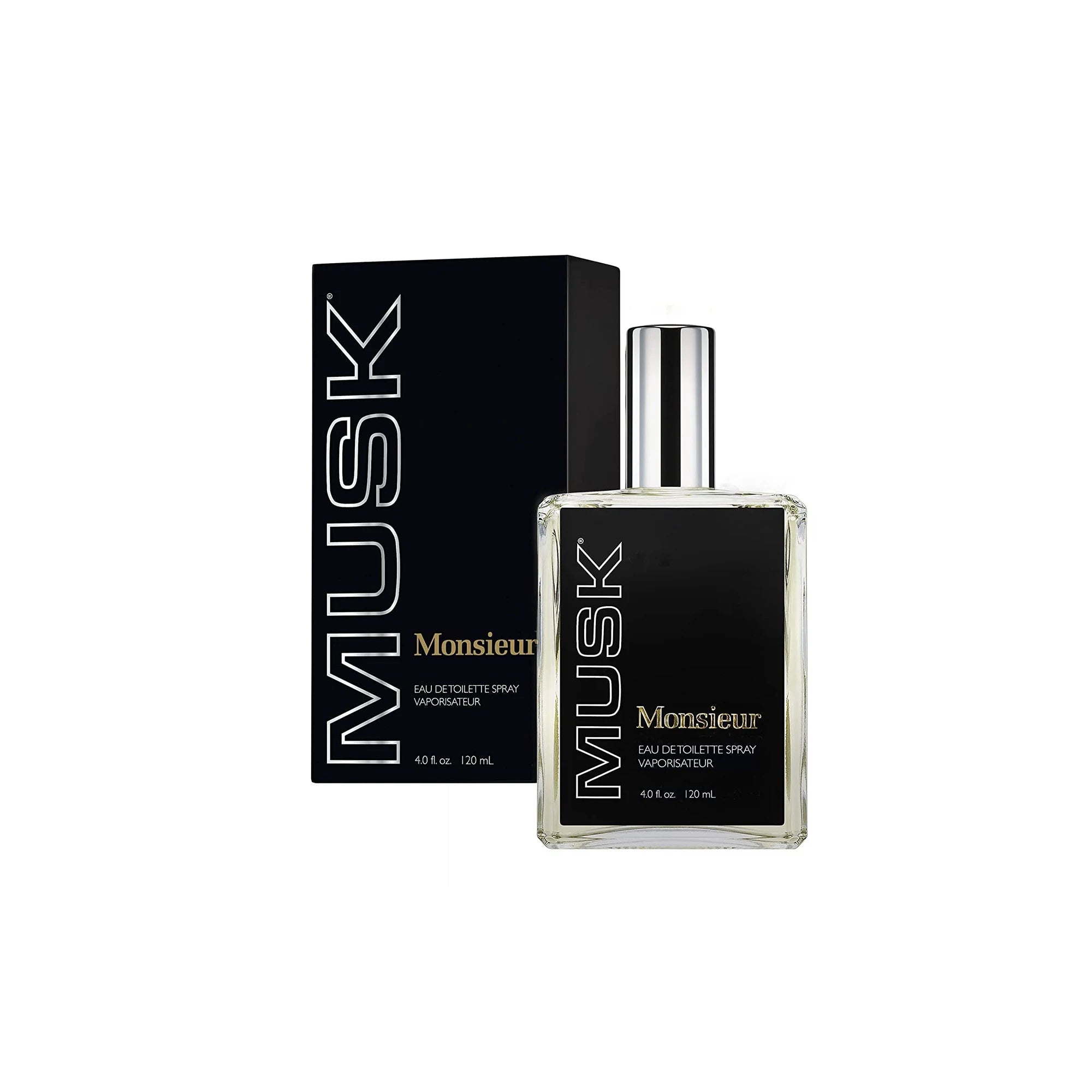 Dana Monsieur Musk 4 Oz Eau de Toilette Spray for Men