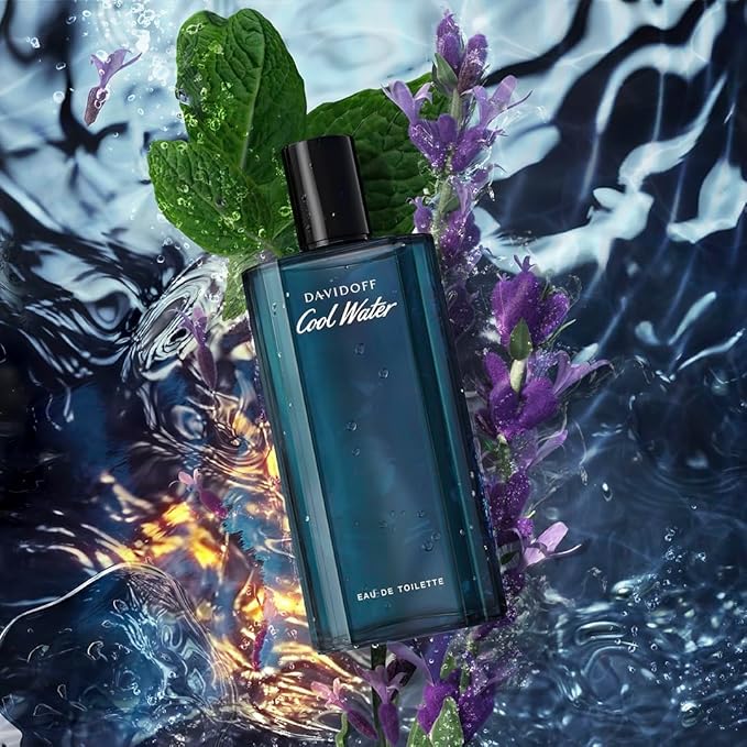 Davidoff Cool Water Long-Lasting Cologne for Men – Eau de Toilette 4.2 Oz / 125 Ml Davidoff