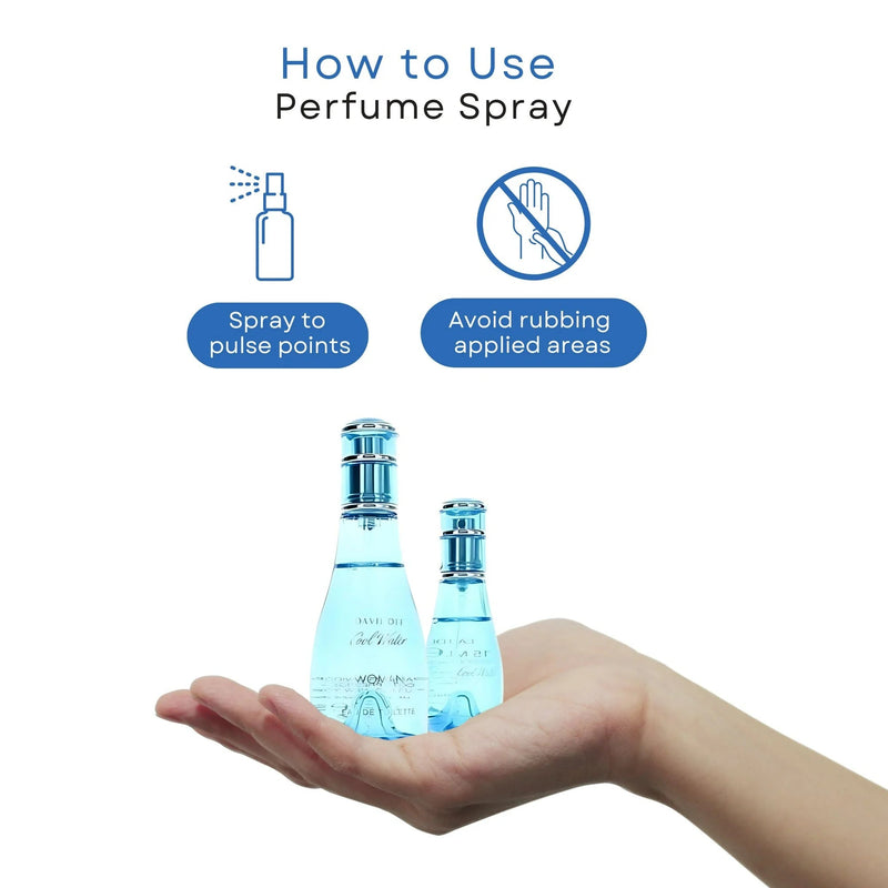 Davidoff Cool Water Long-Lasting Perfume Gift Set for Women – Fragrance & Body Care Davidoff