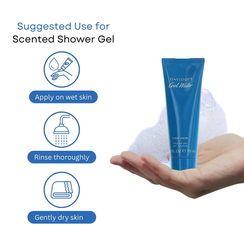 Davidoff Cool Water Long-Lasting Perfume Gift Set for Women – Fragrance & Body Care Davidoff